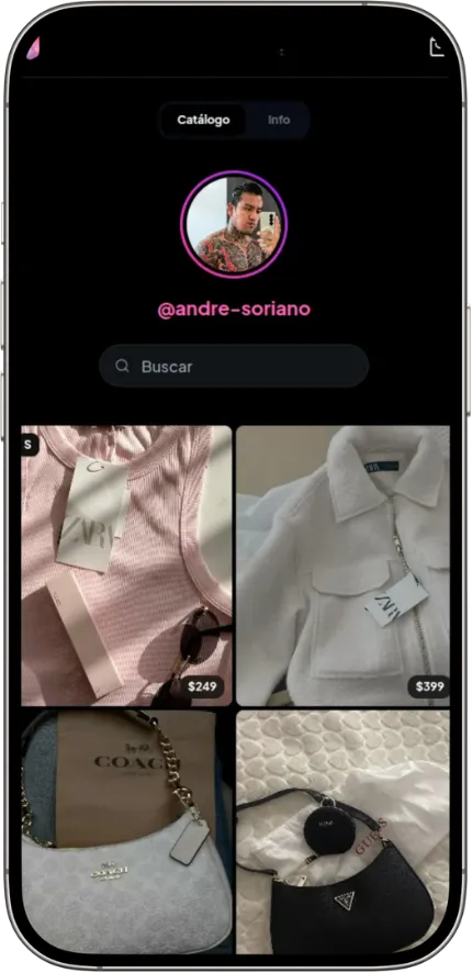 Catálogo público de NeniShop con productos y precios